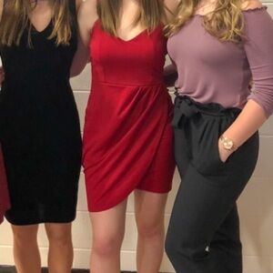 Eclipse Red Mini dress